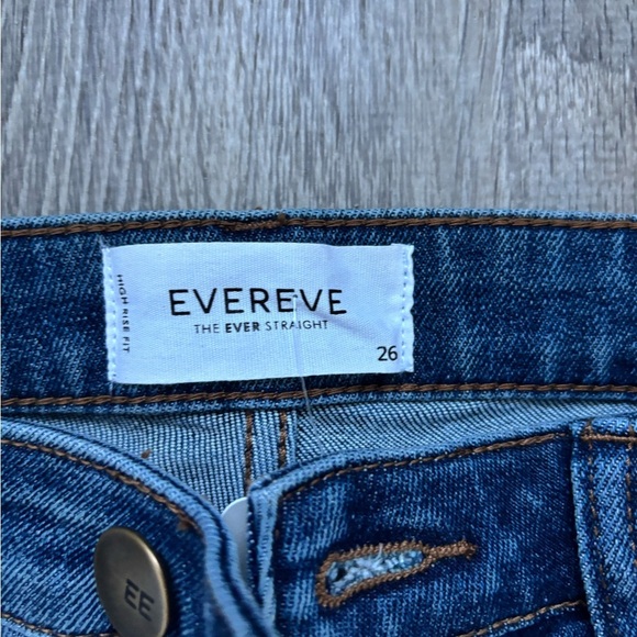 NWT Evereve Women’s high rise ever straight Jeans size 26 - Picture 4 of 5